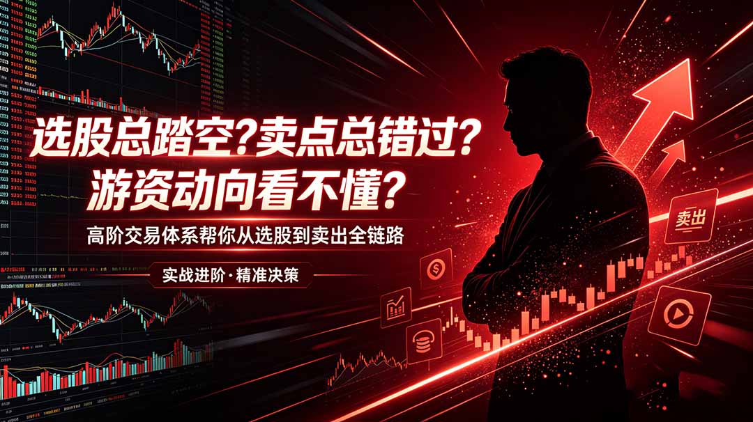 选股总踏空？卖点总错过？游资动向看不懂？高阶交易体系帮你从选股到卖出全链路(更新6月-测试
